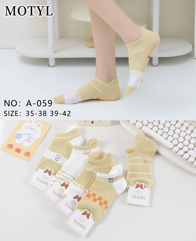 Skarpety damskie Roz 35-42, Mix kolor Paczka 40 szt
